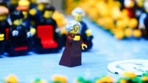 Wisława Szymborska z klocków Lego